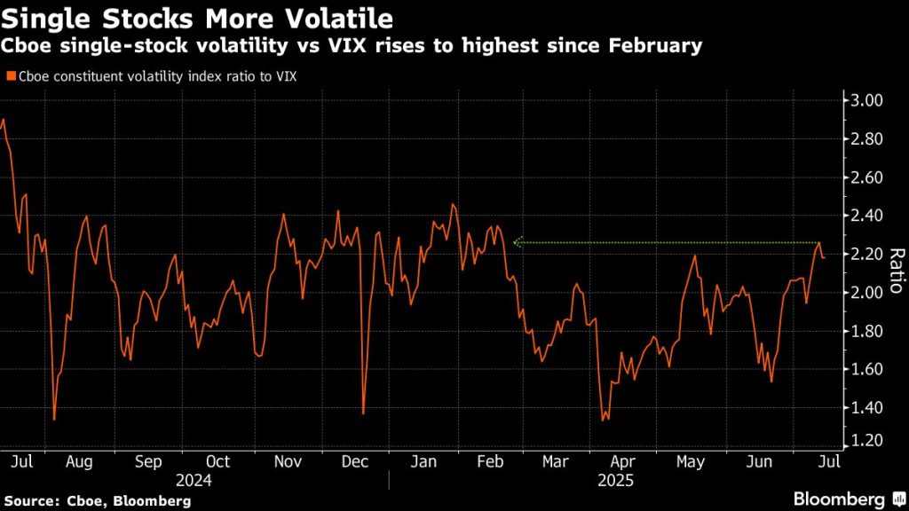 Options Indicate Larger Earnings Season Fluctuations Due to Tariff Issues