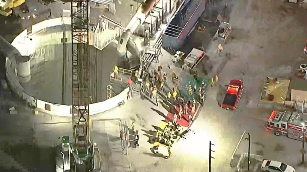 Over 30 construction workers saved following tunnel collapse in Los Angeles