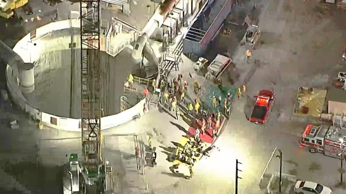 Over 30 construction workers saved following tunnel collapse in Los Angeles
