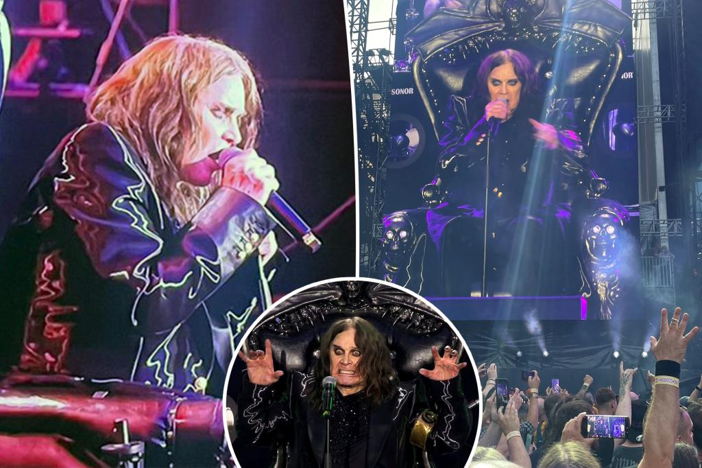 Ozzy Osbourne expressed he would be 'content' after the Black Sabbath farewell concert.