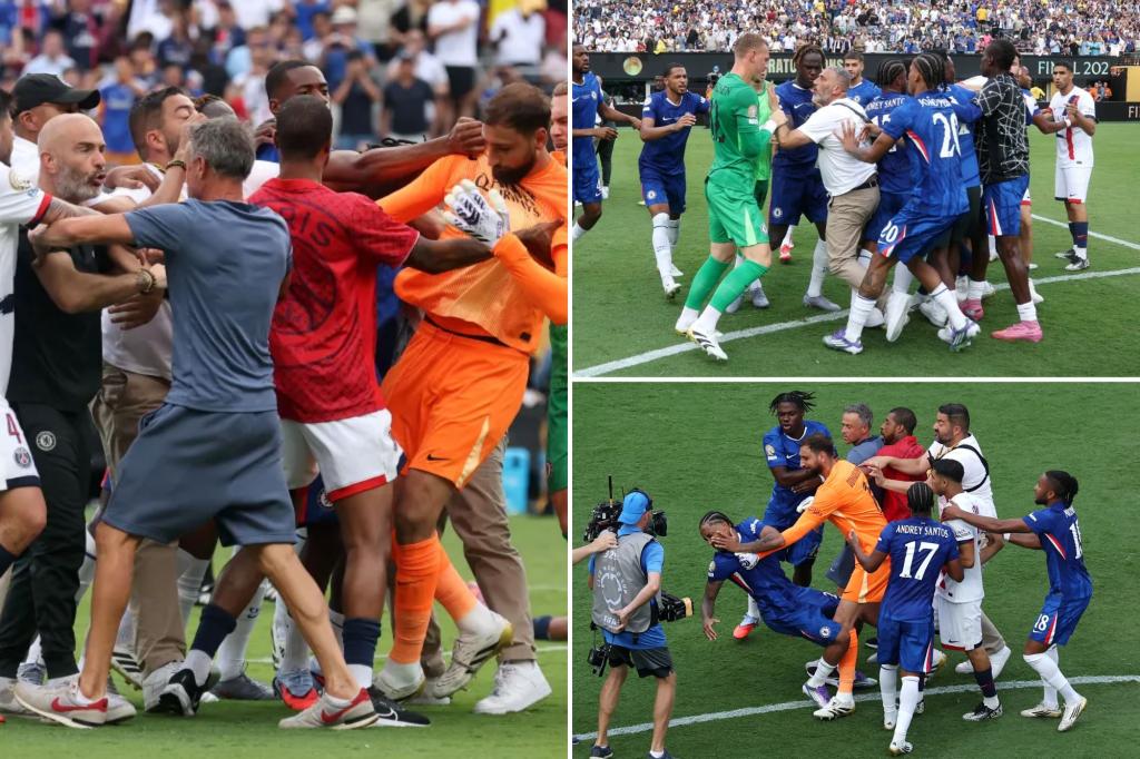 PSG coach involved in altercation with Chelsea following FIFA Club World Cup final