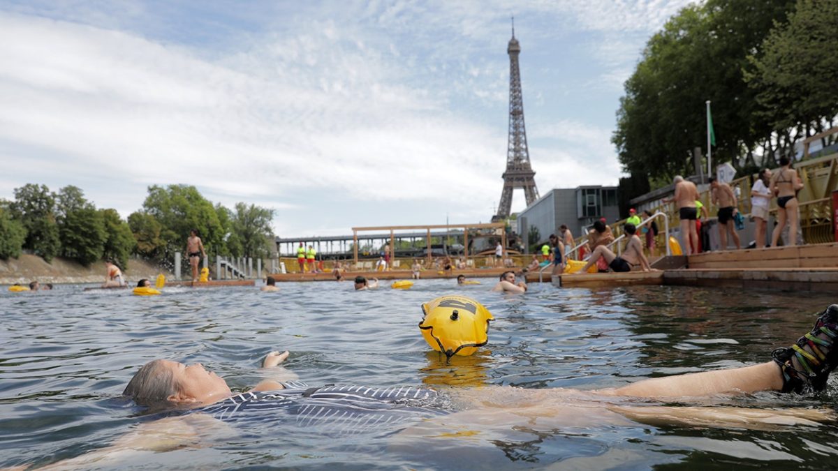 Paris Seine River opens for public swimming following Olympic cleanup activities