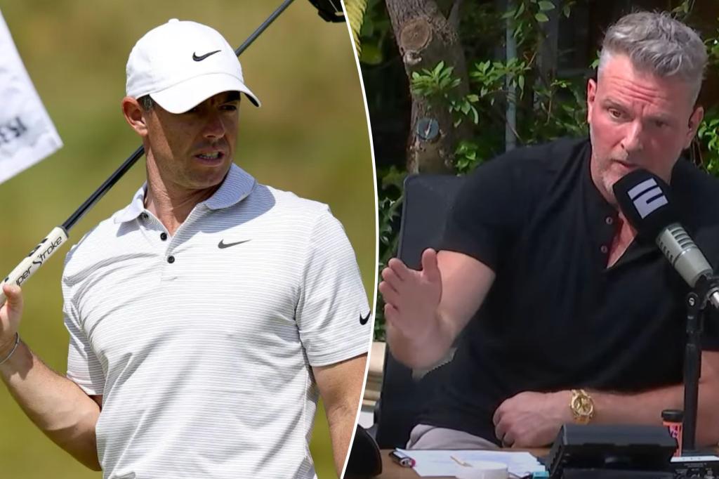 Pat McAfee backs Rory McIlroy for telling the media 'to kiss your ass'