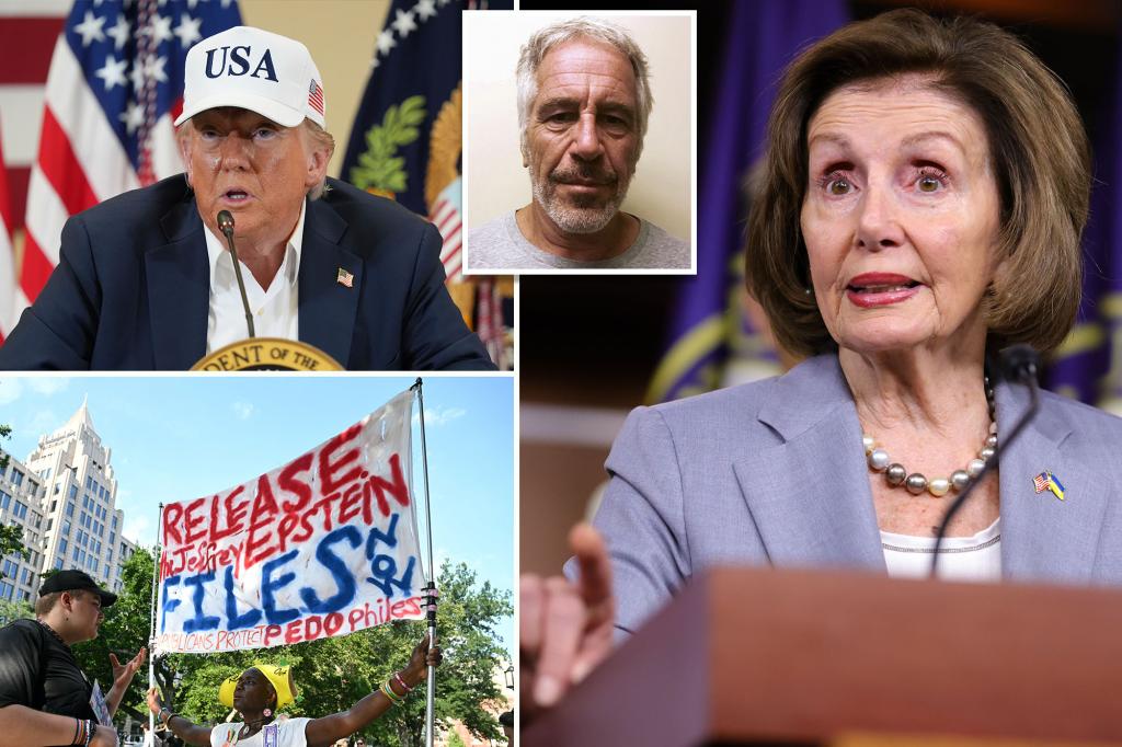 Pelosi describes the uproar over Epstein's files as a ‘distraction’ – later retracts her statement