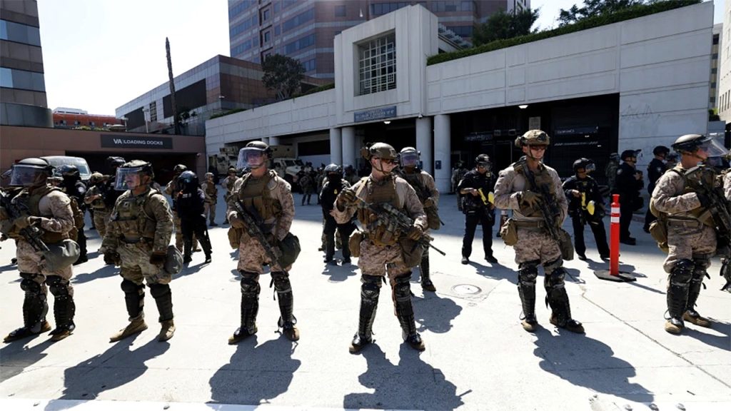 Pentagon sends 700 Marines away from Los Angeles following ICE demonstrations