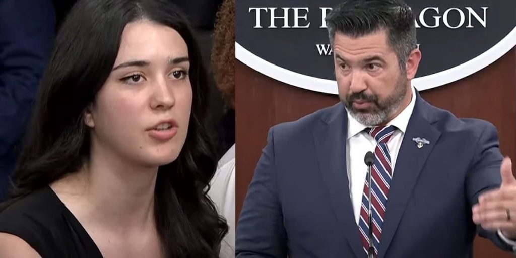 Pentagon spokesperson replies to Blaze News reporter about Ukraine, stating that cutting aid will strengthen Russia.