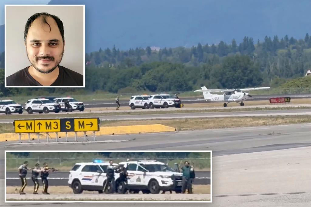 Pilot with a 'belief-driven motive' takes small plane and disrupts major international airport activities