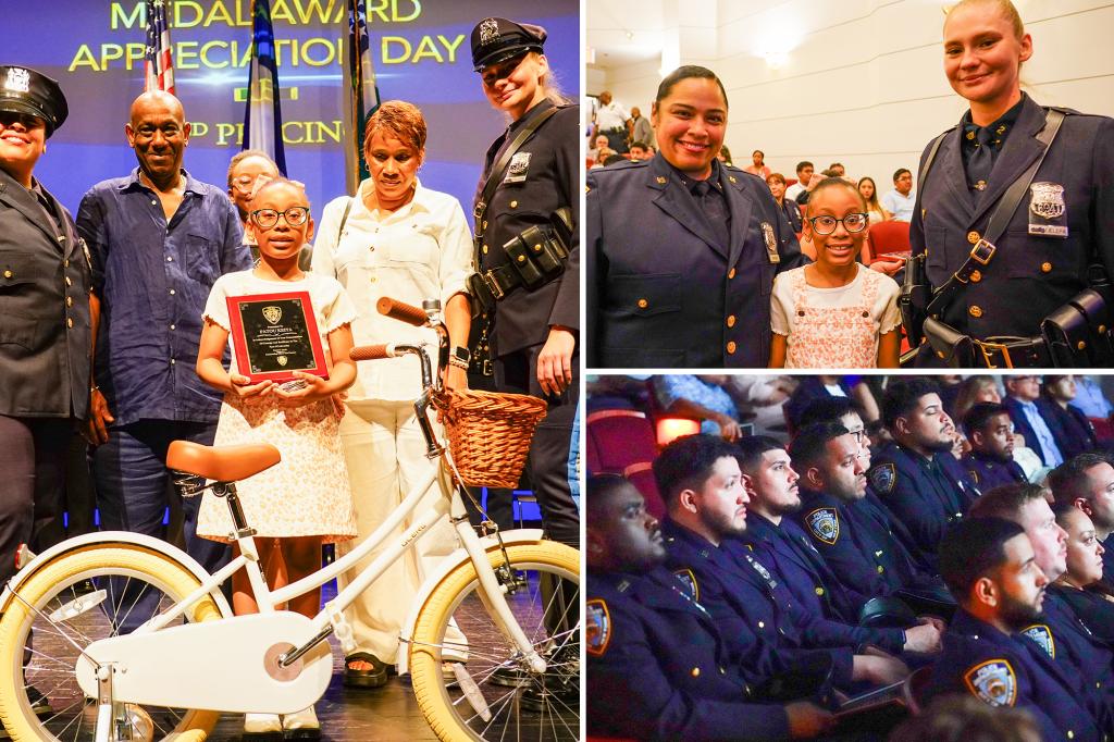 Police provide bicycle to Harlem girl injured by accidental gang shooting