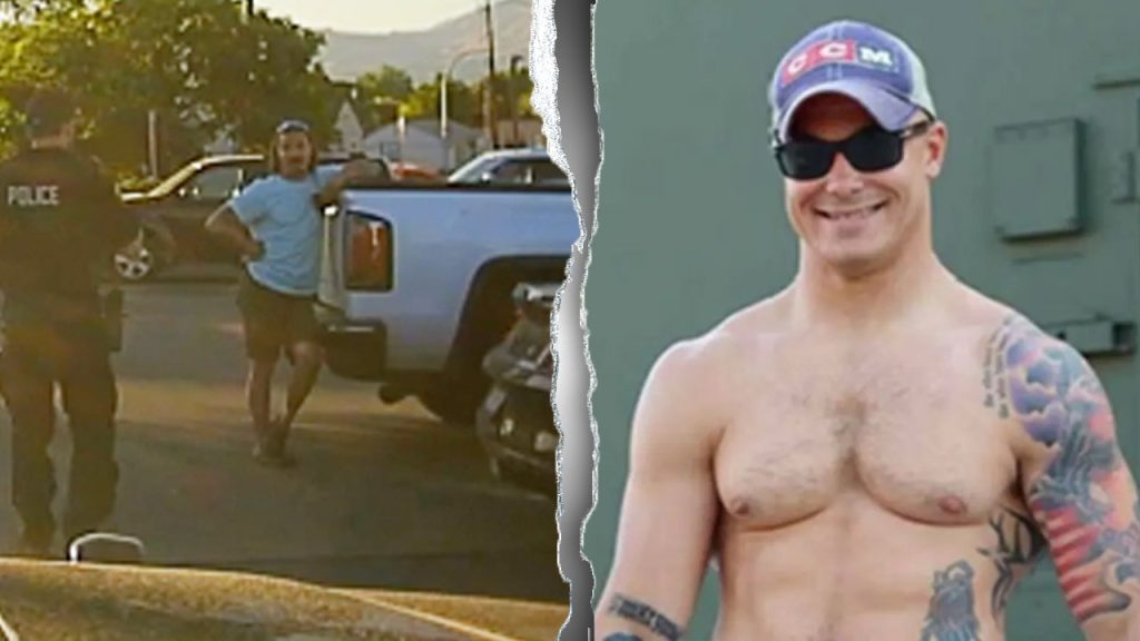 Police video reveals father days prior to the suspected murder of his three daughters