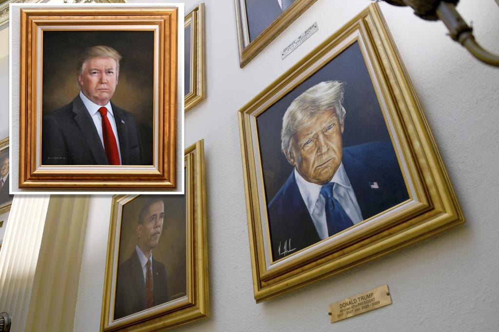 Portrait endorsed by Trump displayed in Colorado Capitol after replacement of 'intentionally distorted' version
