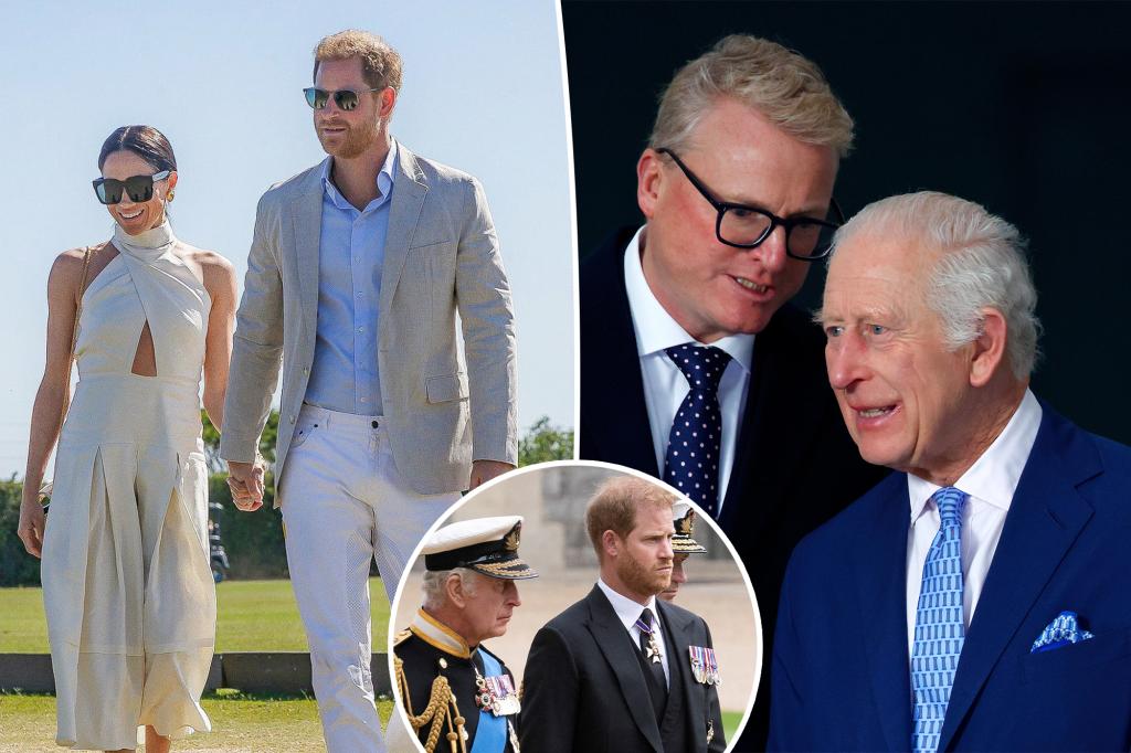 Prince Harry and King Charles' staff come together for suspected peace discussions for the first time since family tensions arose