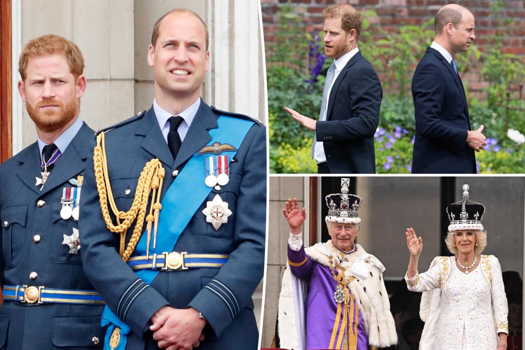 Prince Harry 'concerned' about potential exile when Prince William ascends to the throne, says biographer