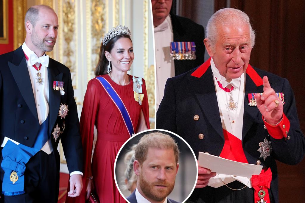 Prince Harry excluded from King Charles' heartfelt acknowledgment of Prince William: 'My son'