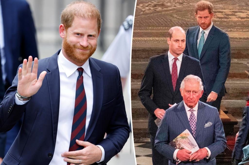 Prince Harry's recent gesture of reconciliation towards his father King Charles and brother Prince William has come to light.