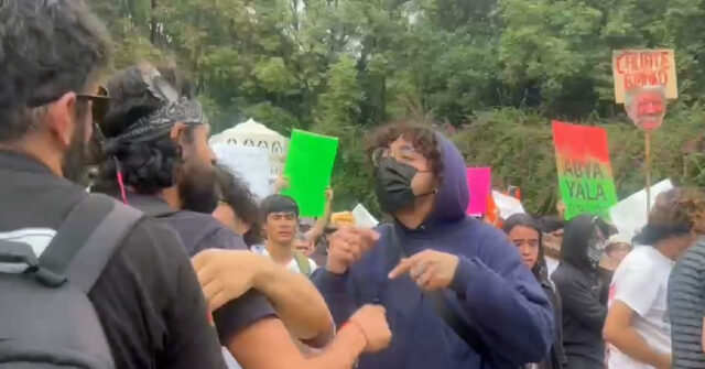 Protesters in Mexico City Turn Against U.S., Other Tourists, and Migrants 'Leave'
