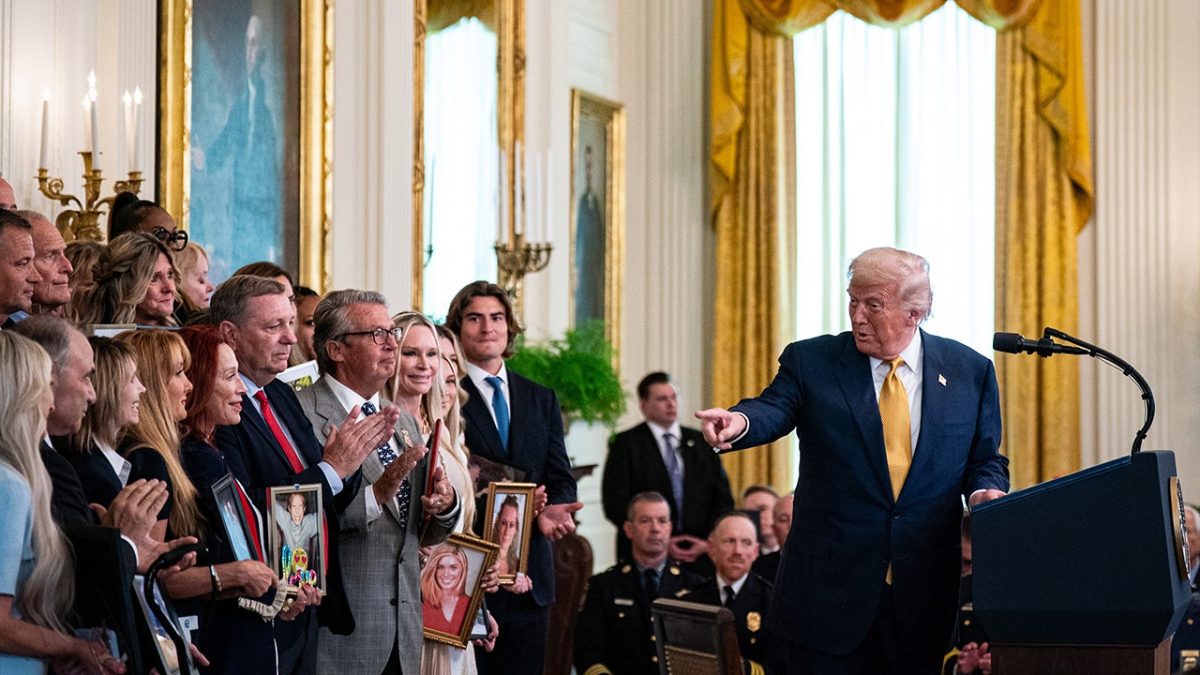 Republican attorneys general gather in Washington for the signing of Trump's fentanyl bill.