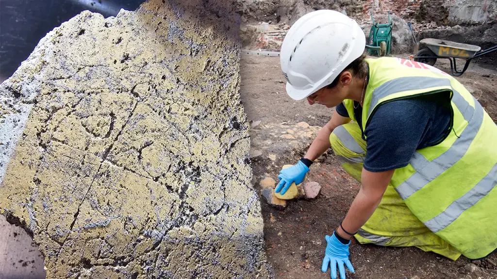 Researchers in London recreate a rare Roman fresco that was concealed for 1,800 years.