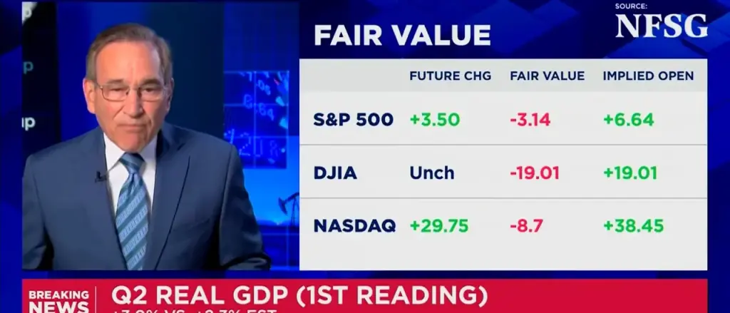 Rick Santelli Praises ‘Better Than Expected’ GDP Figures During Trump's Presidency