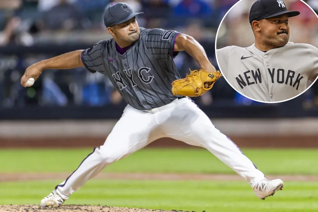 Rico Garcia, formerly with the Yankees, steps up in the Mets' victory