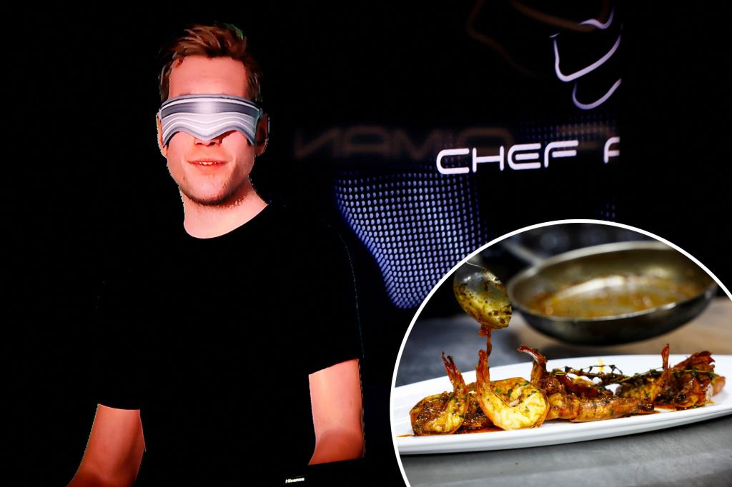 Robot chef leads the kitchen at a luxury restaurant as technology makes its way into upscale dining.