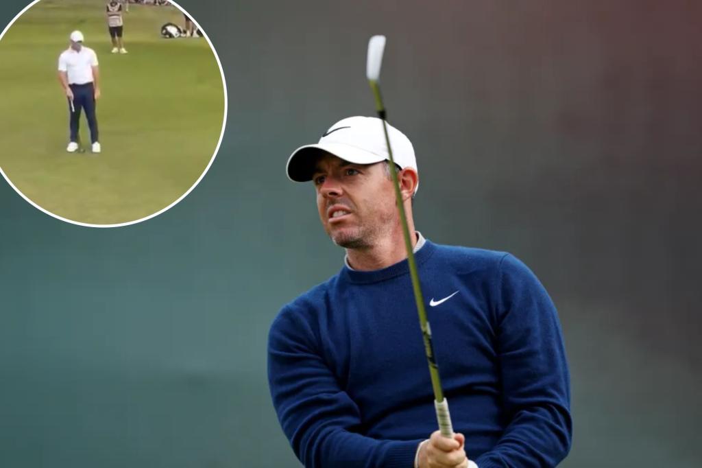 Rory McIlroy criticizes the greens at the Scottish Open during an unguarded moment.
