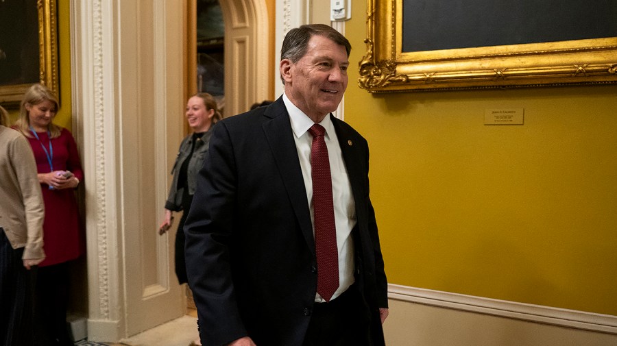 Rounds, the GOP holdout, states he will support Trump's funding cuts plan