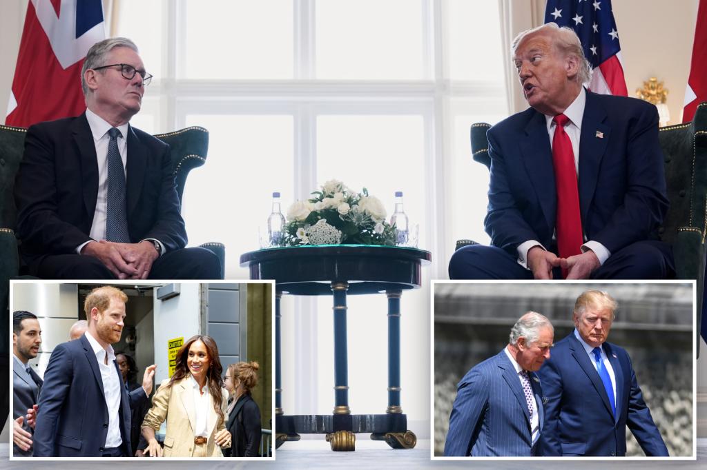 Royal supporters celebrate Trump's apparent criticism of Prince Harry and Meghan Markle.