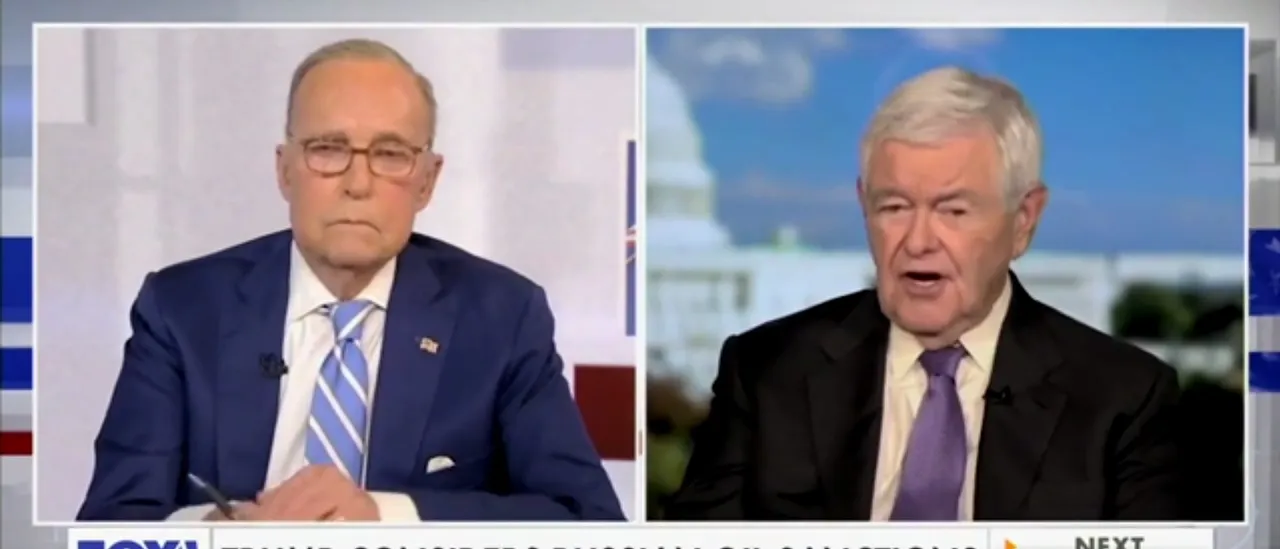 'Russia's Economy Faces a Crisis': Newt Gingrich Explains How to ‘Stop’ Putin’s Funding