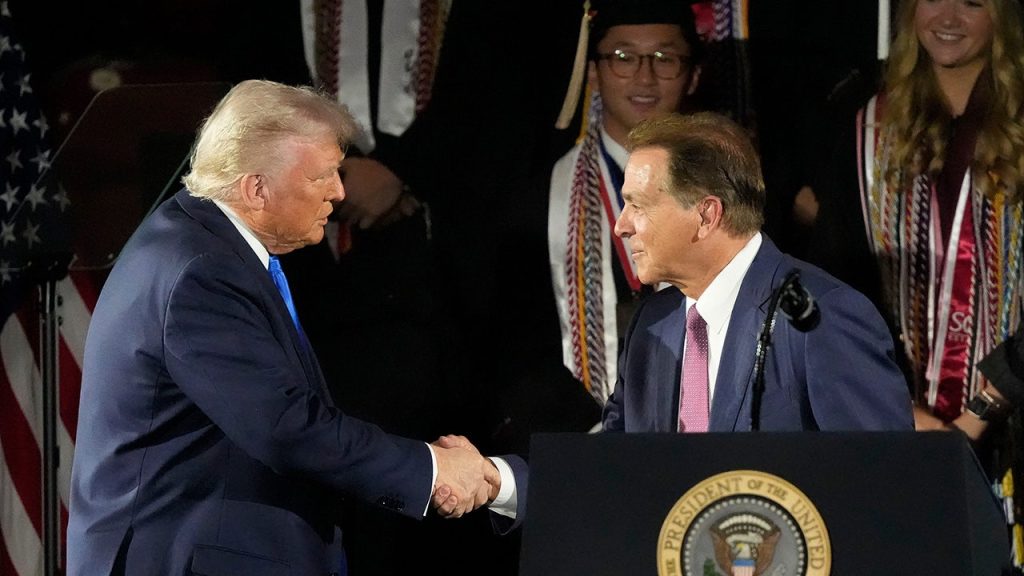 Saban supports Trump's decision on college sports and pay-to-play limitations