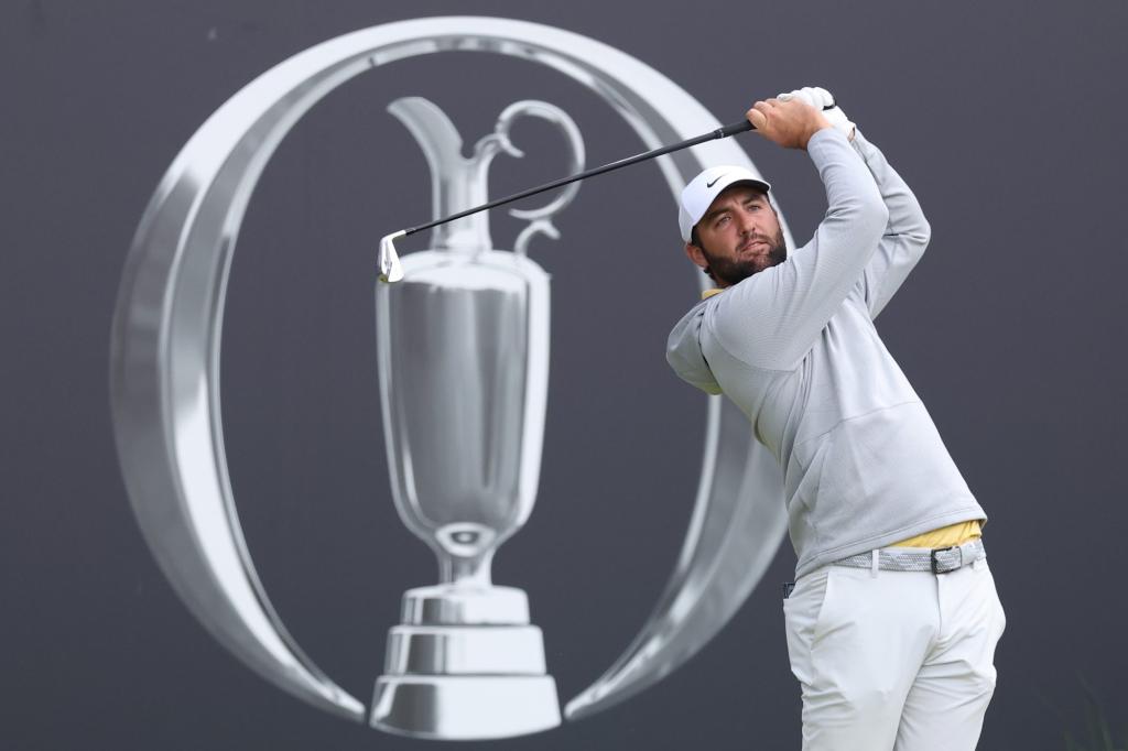 Scottie Scheffler shines at the British Open despite the weather.