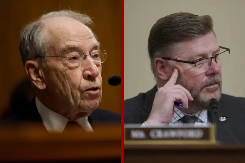 Senate Judiciary Chairman Grassley and House Intelligence Committee Chairman Crawford ask the FBI to examine thumb drives with Hillary Clinton's emails.