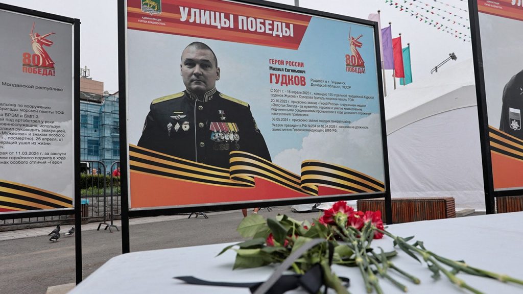 Senior Russian Navy officer Mikhail Gudkov is killed near Ukraine