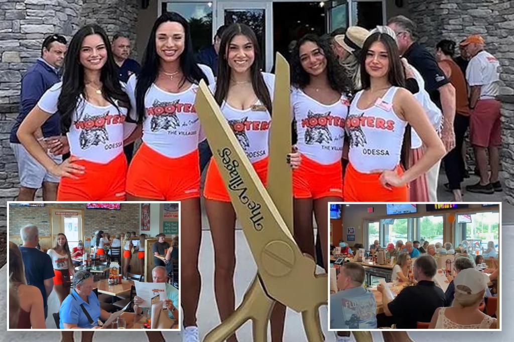 Seniors in Florida flock to the new Hooters restaurant in The Villages retirement community
