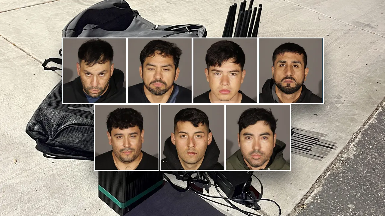 Seven foreign individuals apprehended for jewelry store robberies in California