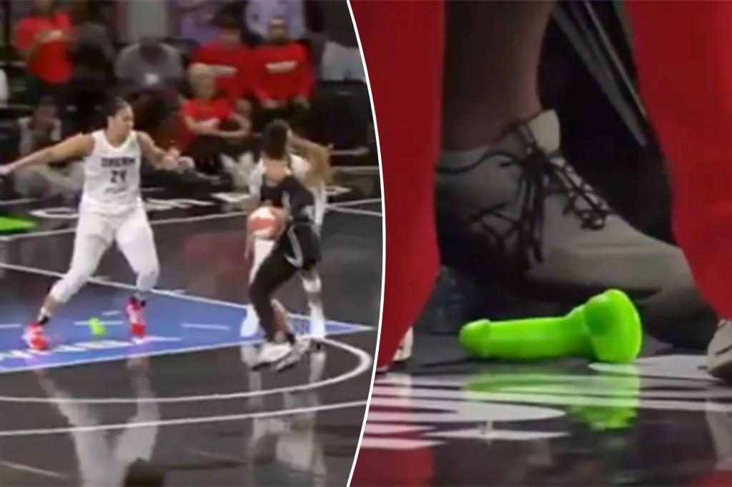 Sex toy tossed onto the court in the final moments of WNBA game