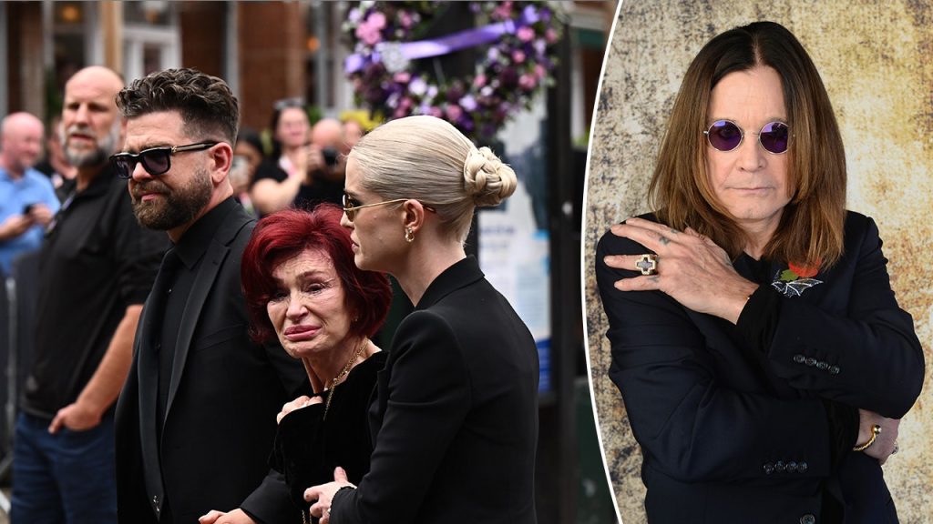 Sharon Osbourne weeps as many fans come together for Ozzy's last goodbye