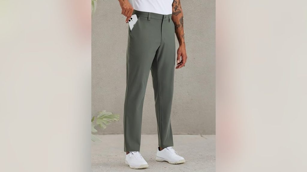 Shirts and pants suitable for both the golf course and the office