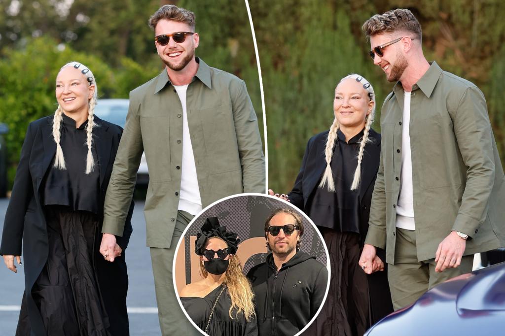 Sia is seen holding hands with Harry Jowsey four months after she filed for divorce from Dan Bernard.