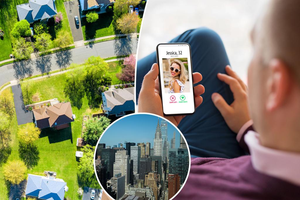 Singles in NJ complain they can't find love because New Yorkers have an attitude about visiting.