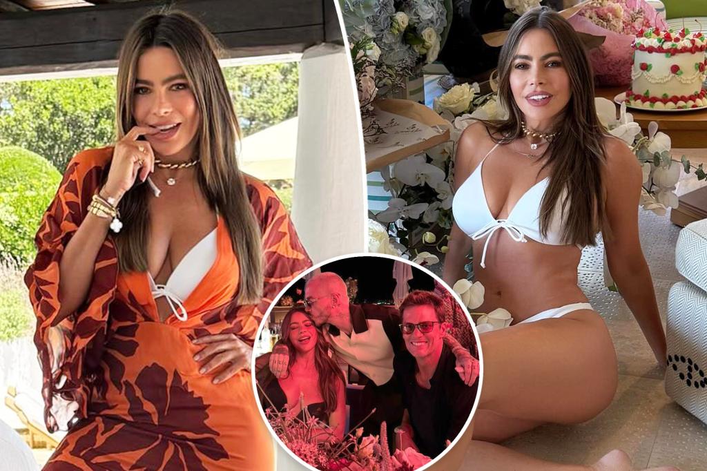 Sofía Vergara marks her 53rd birthday in a bikini while in Sardinia