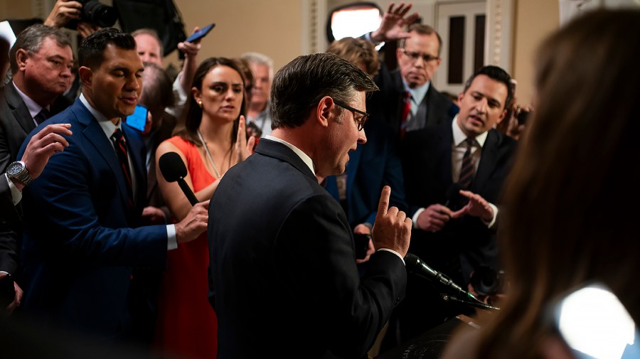 Speaker Johnson promises suitable action in the House if Epstein documents remain unmade public.