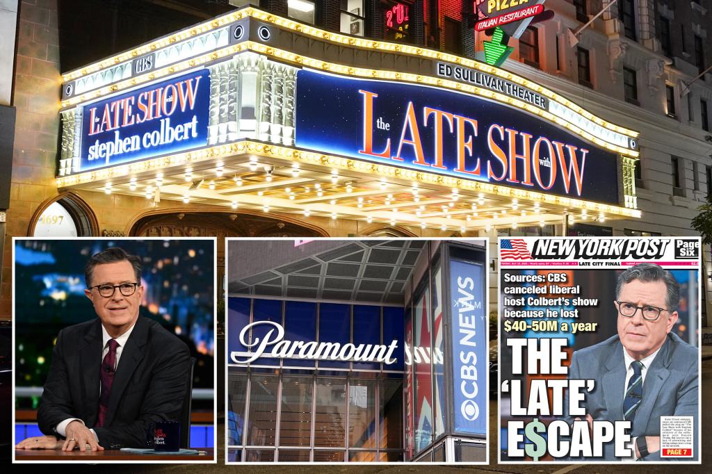 Stephen Colbert was determined to reveal the surprising cancellation of 'Late Show'