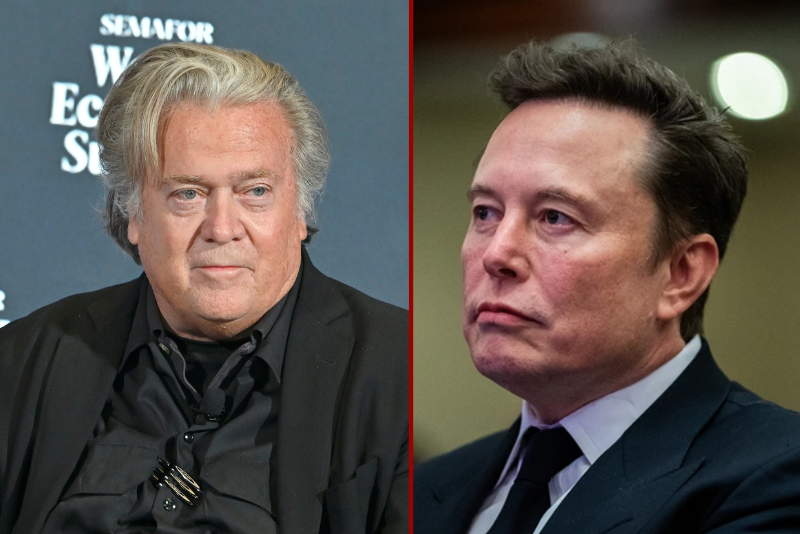 Steve Bannon criticizes Musk for suggesting the formation of a third political party, rejecting the 'One Big, Beautiful Bill'