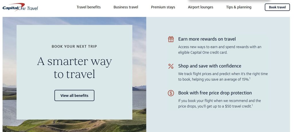 Success of Capital One Travel's price match guarantee