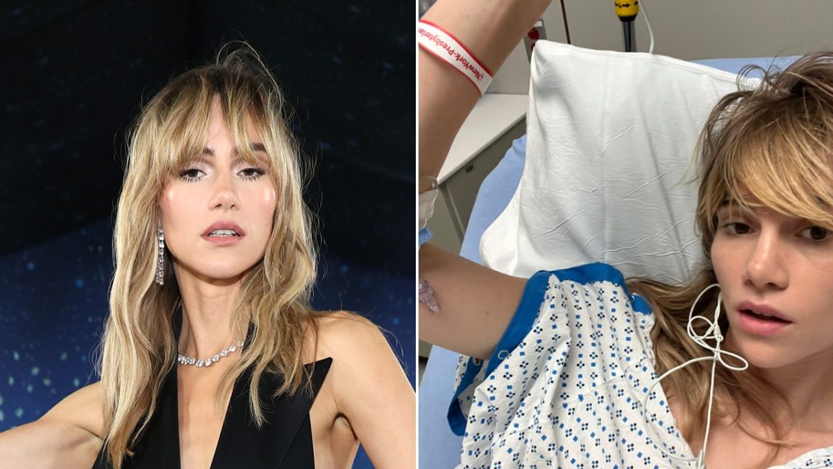 Suki Waterhouse shares that snug pants led to a hernia that needed hospital treatment