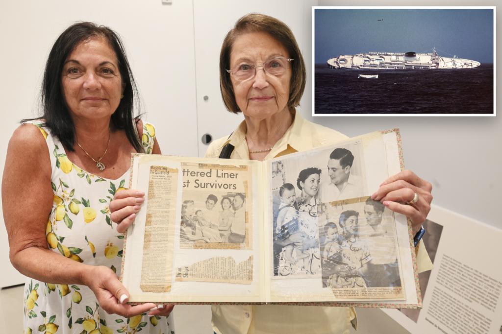 Survivors of the Andrea Doria commemorate the anniversary in New York City with an exhibition