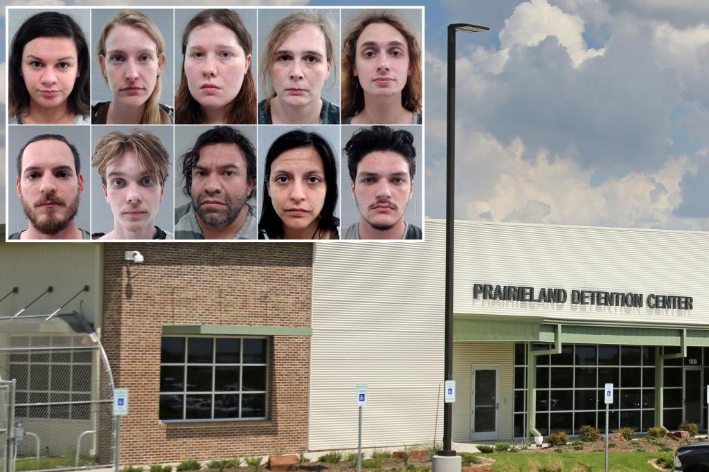 Ten individuals face charges for a planned assault on ICE agents and police following a military-style ambush.