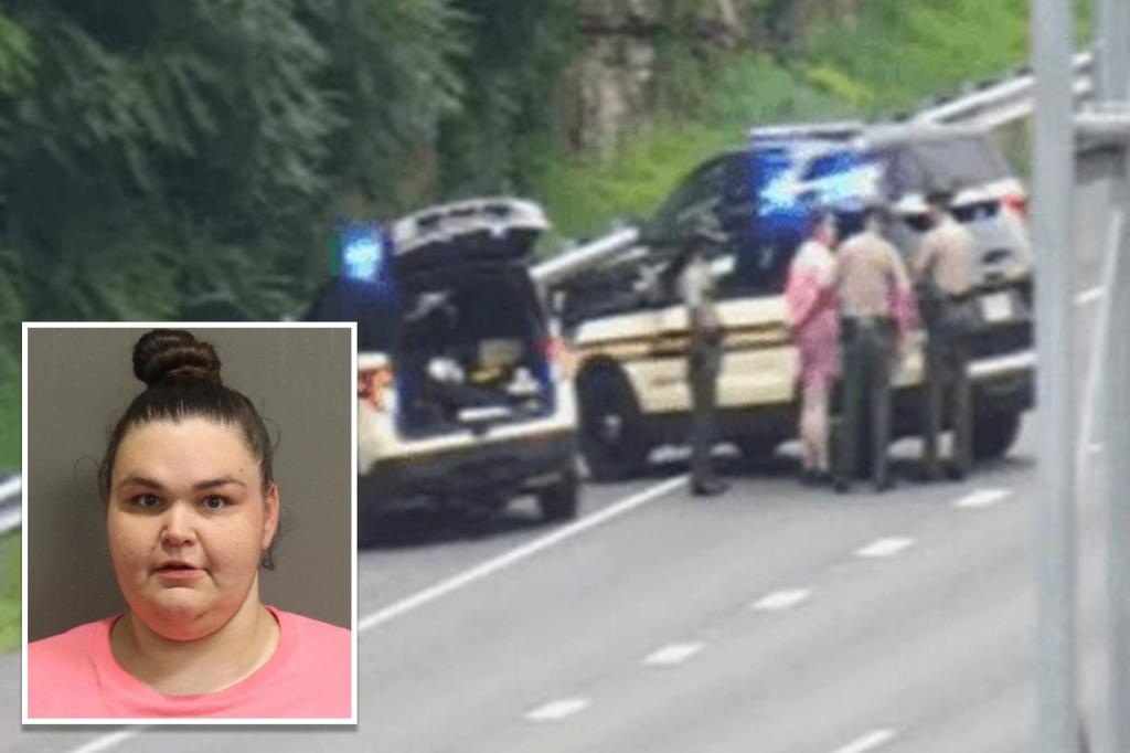 Tennessee criminal Katlyn Wray engages police in a four-hour slow-speed pursuit at 7 mph in a stolen vehicle.