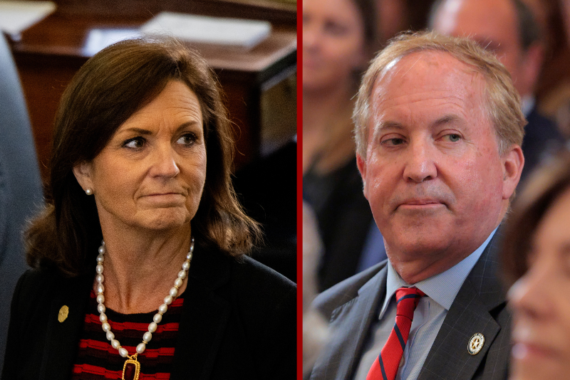 Texas Attorney General Ken Paxton and Senator Angela Paxton declare their divorce, referring to 'Biblical reasons'.