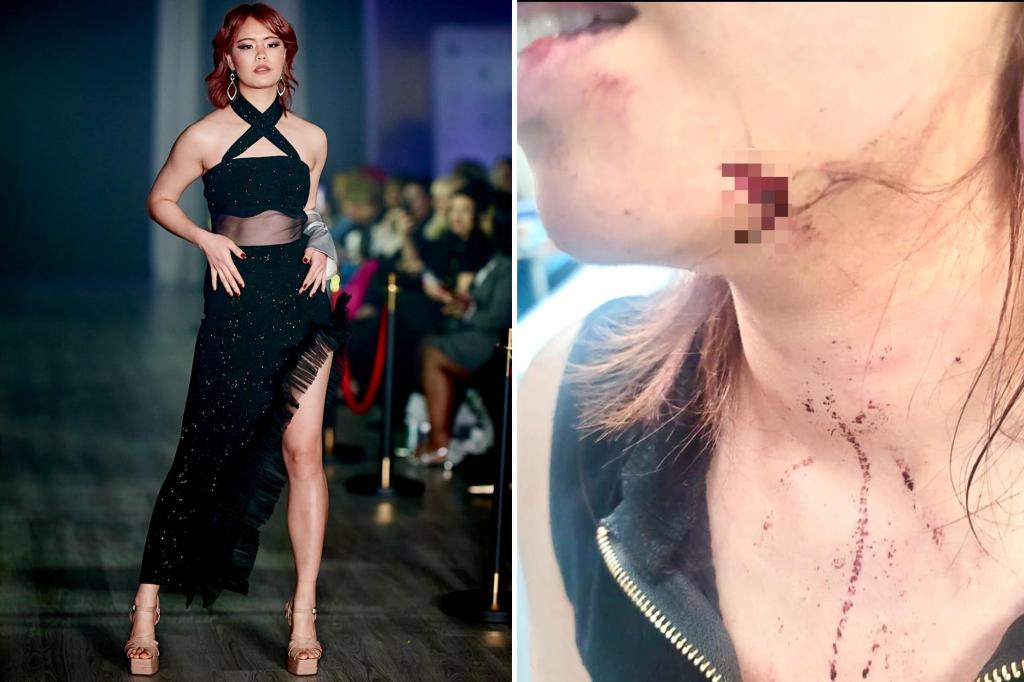 Thai model hopeful brutally attacked at NYC subway station by released ex-con while she begs him to stop, according to prosecutors